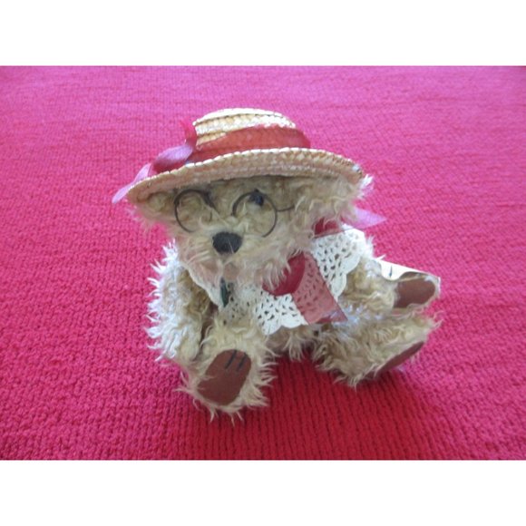 PICKFORD BEARS, LTD Toys Brass Button Bears Rosie The Bear Of Joy
